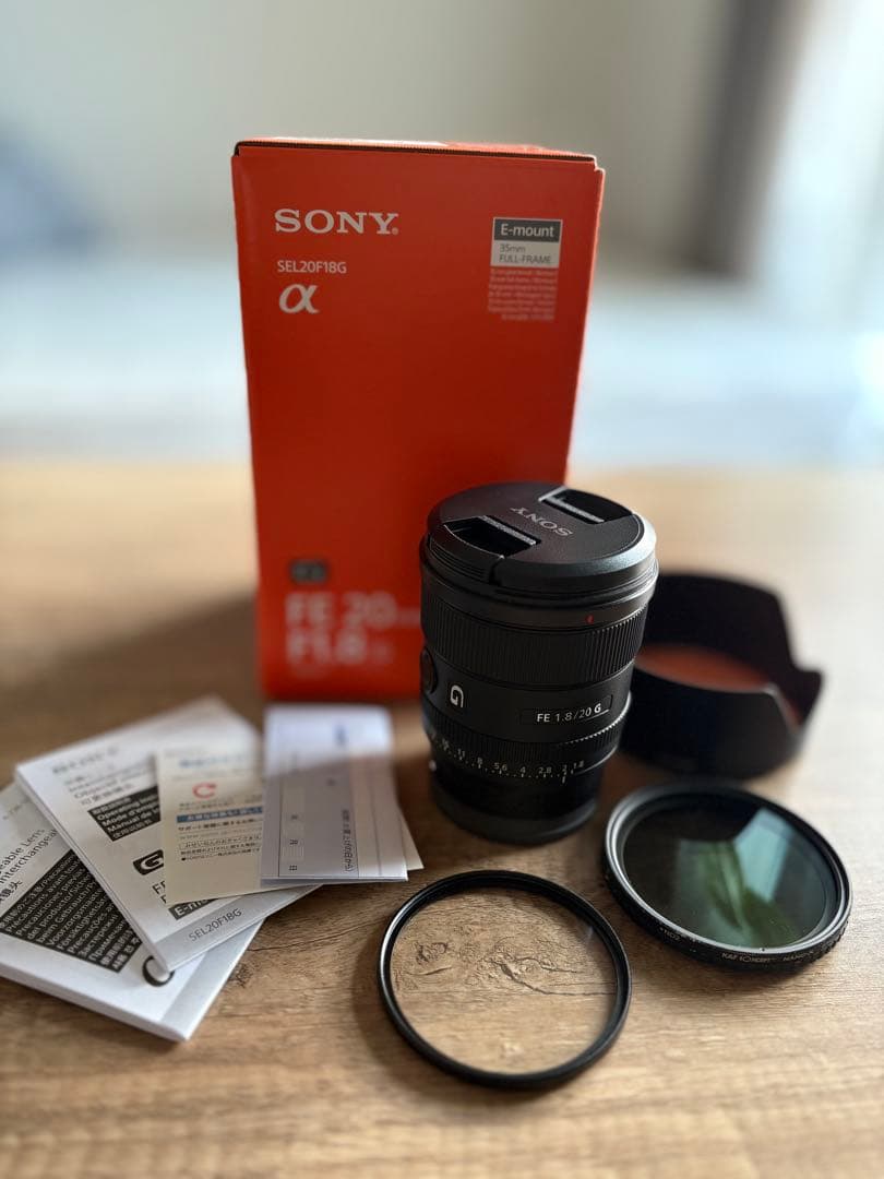 【美品】SONY FE20mmf1.8 SEL20F18G おまけ付