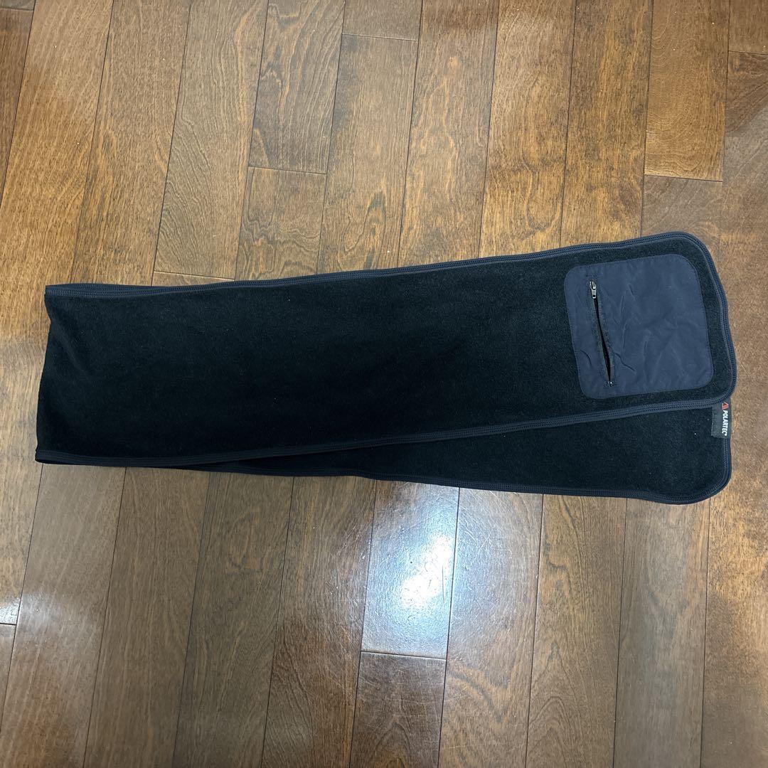 シュプリーム ブランケット フリース　マフラー　ブラック　ポーラテック 膝掛け