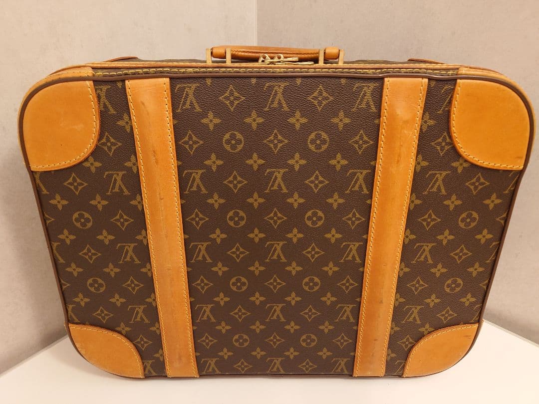 ルイヴィトン モノグラム ストラトス 50 M23238 レザー トランク