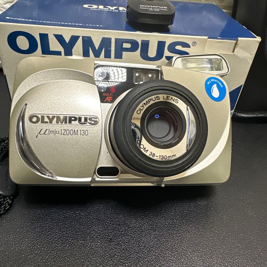 美品　OLYMPUS μ[mju:] ZOOM 130 動作確認済　元箱箱付き