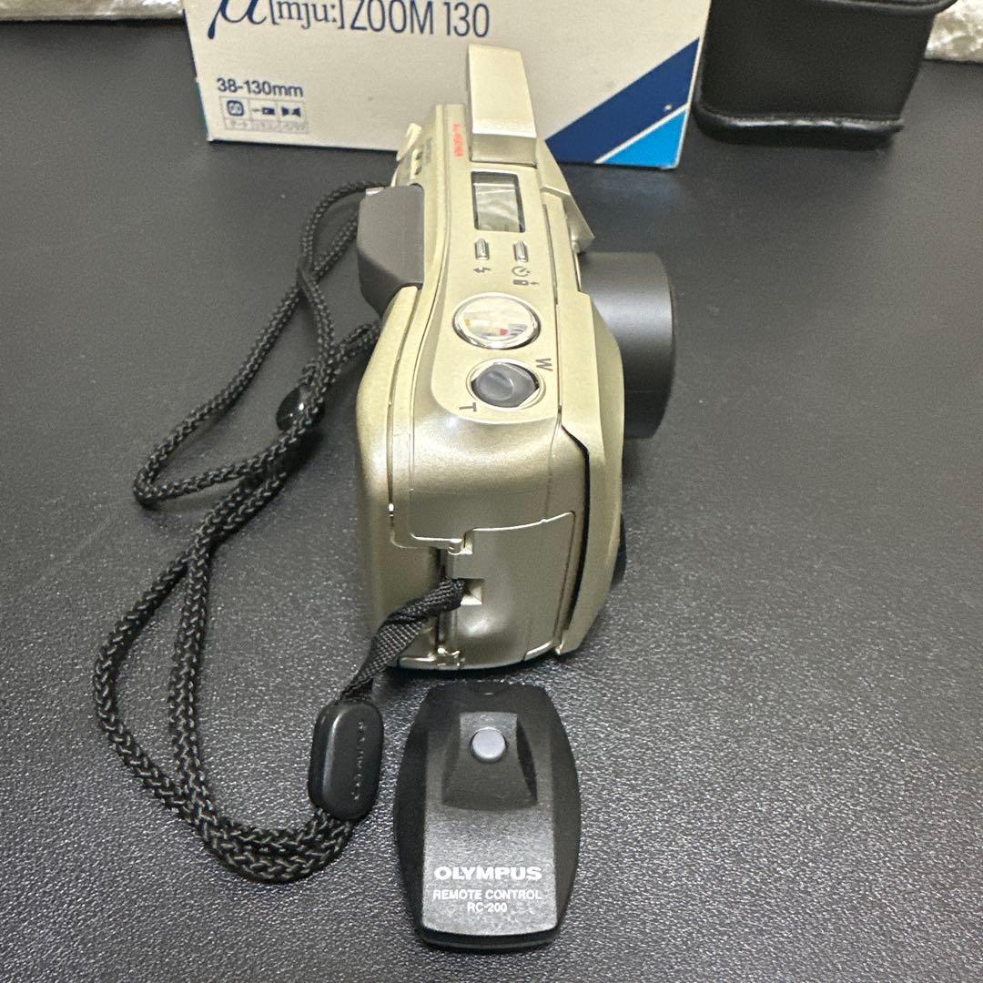 美品　OLYMPUS μ[mju:] ZOOM 130 動作確認済　元箱箱付き