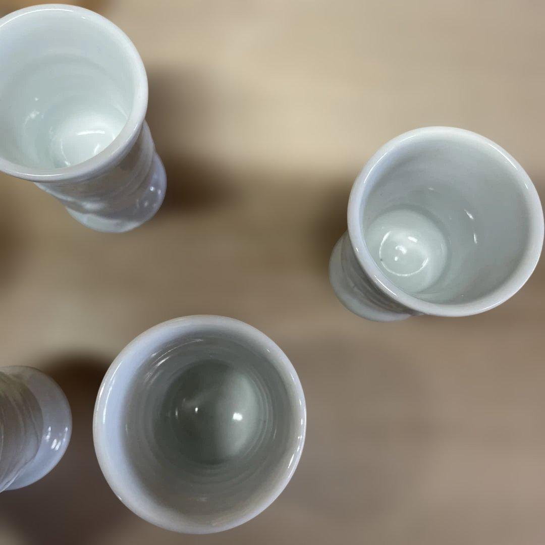 上田恒次　白磁高杯　共箱