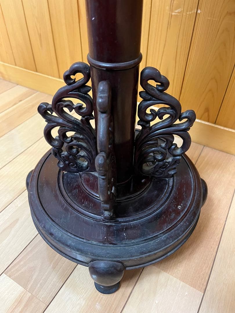 花台　灰皿　紫檀　骨董品