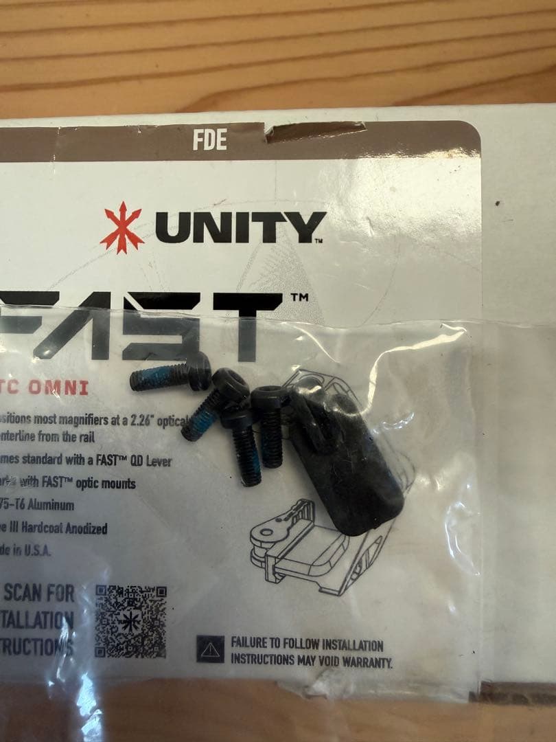 実物　UNITY FAST FTC OMNI