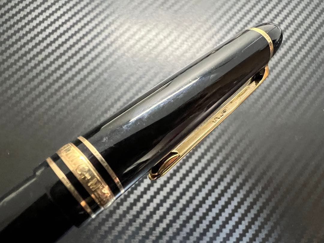 モンブラン 美品 145 クラシック ブラック M 中字 万年筆