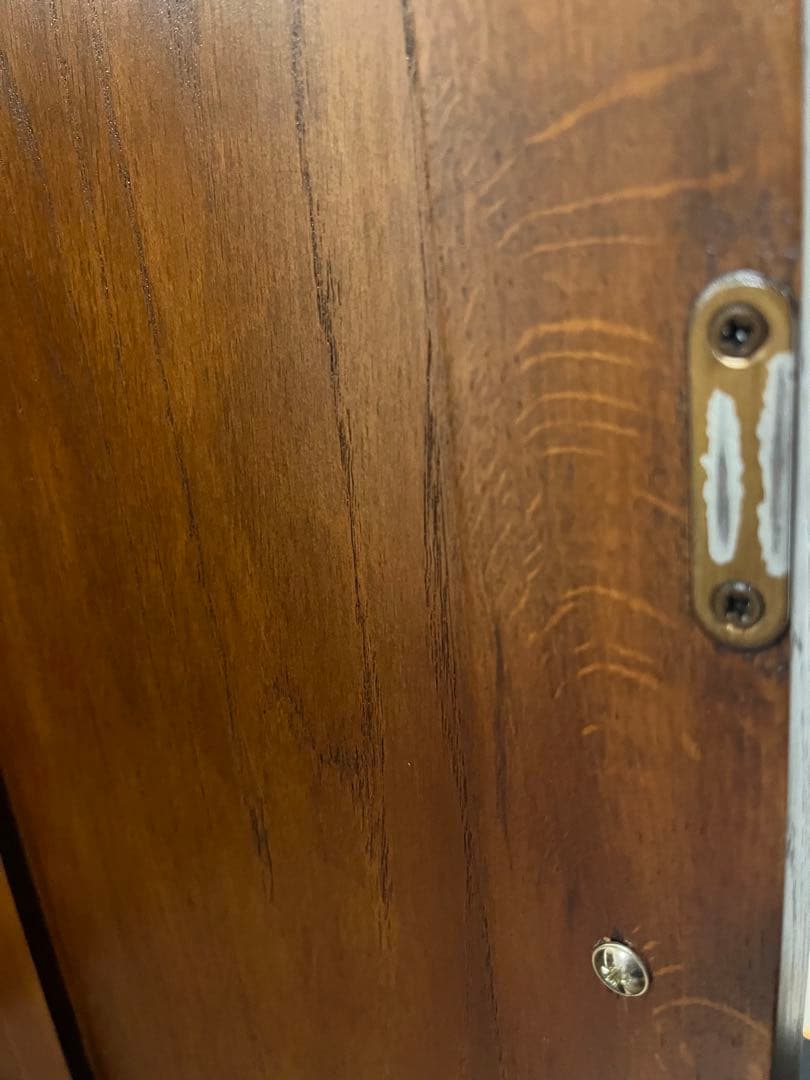 木製　ガラス蓋付き　キャビネット　ショーケース　宝飾品ケース