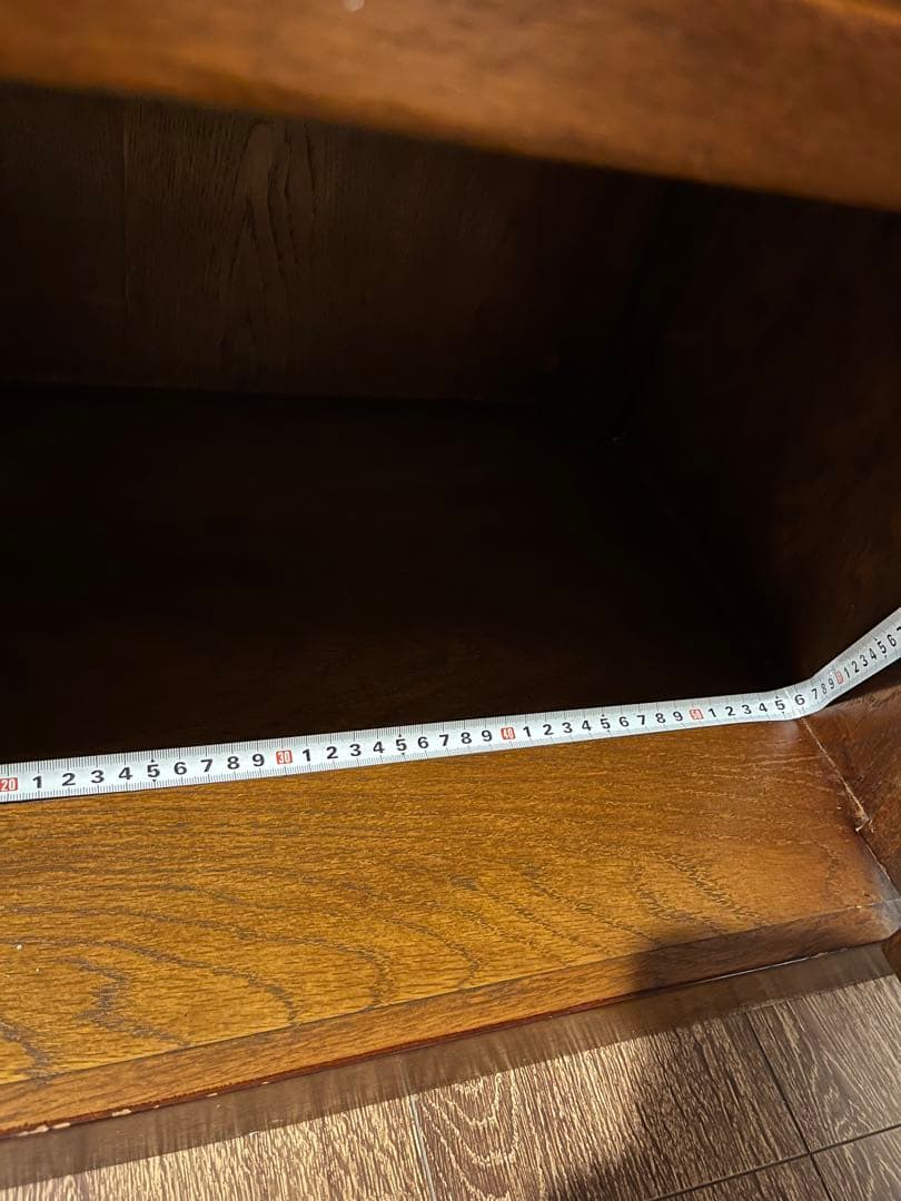 木製　ガラス蓋付き　キャビネット　ショーケース　宝飾品ケース