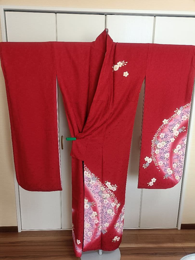 大幅値下げ　正絹振袖　フルセット　京都きもの友禅誂製　長襦袢付き　成人式　卒業式