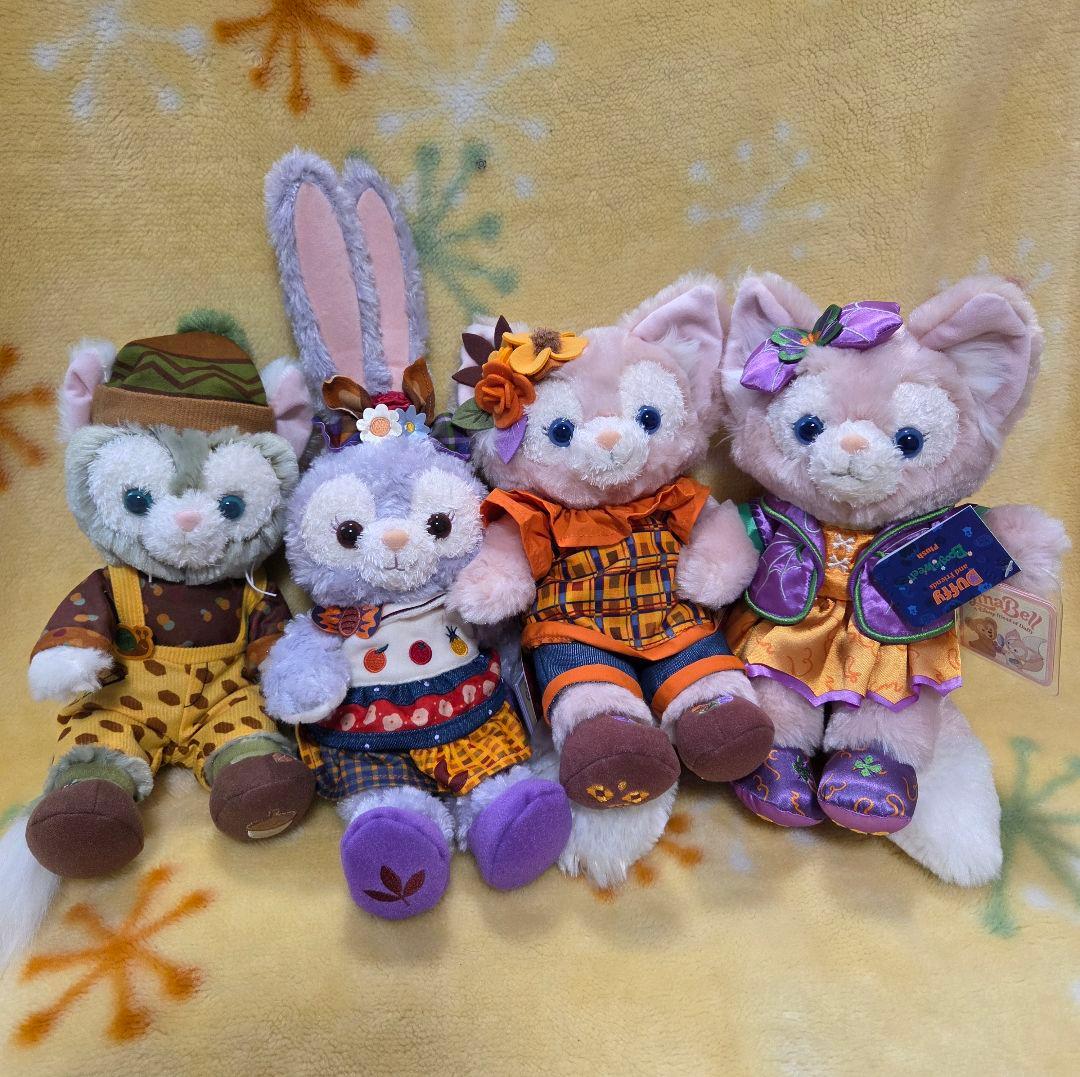 香港ディズニー　リーナベル　ステラルー　ジェラトーニ　ハロウィン　秋日　４体