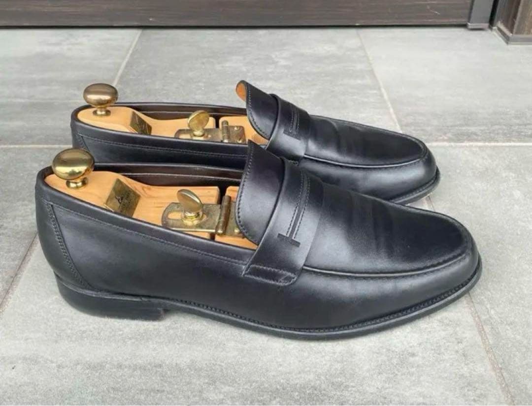 売り切り！HERMES john lobb製　ドレス　ローファー　7