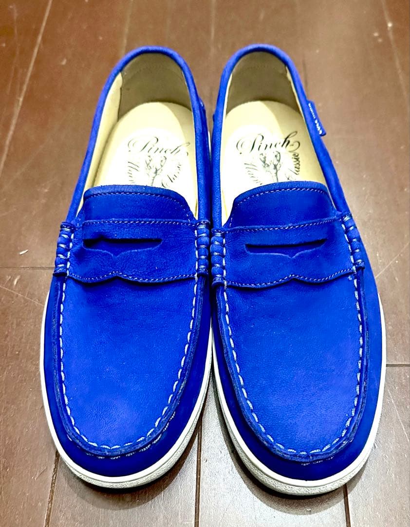 年末値下げ‼️Cole Haan モカシン 青スリッポン