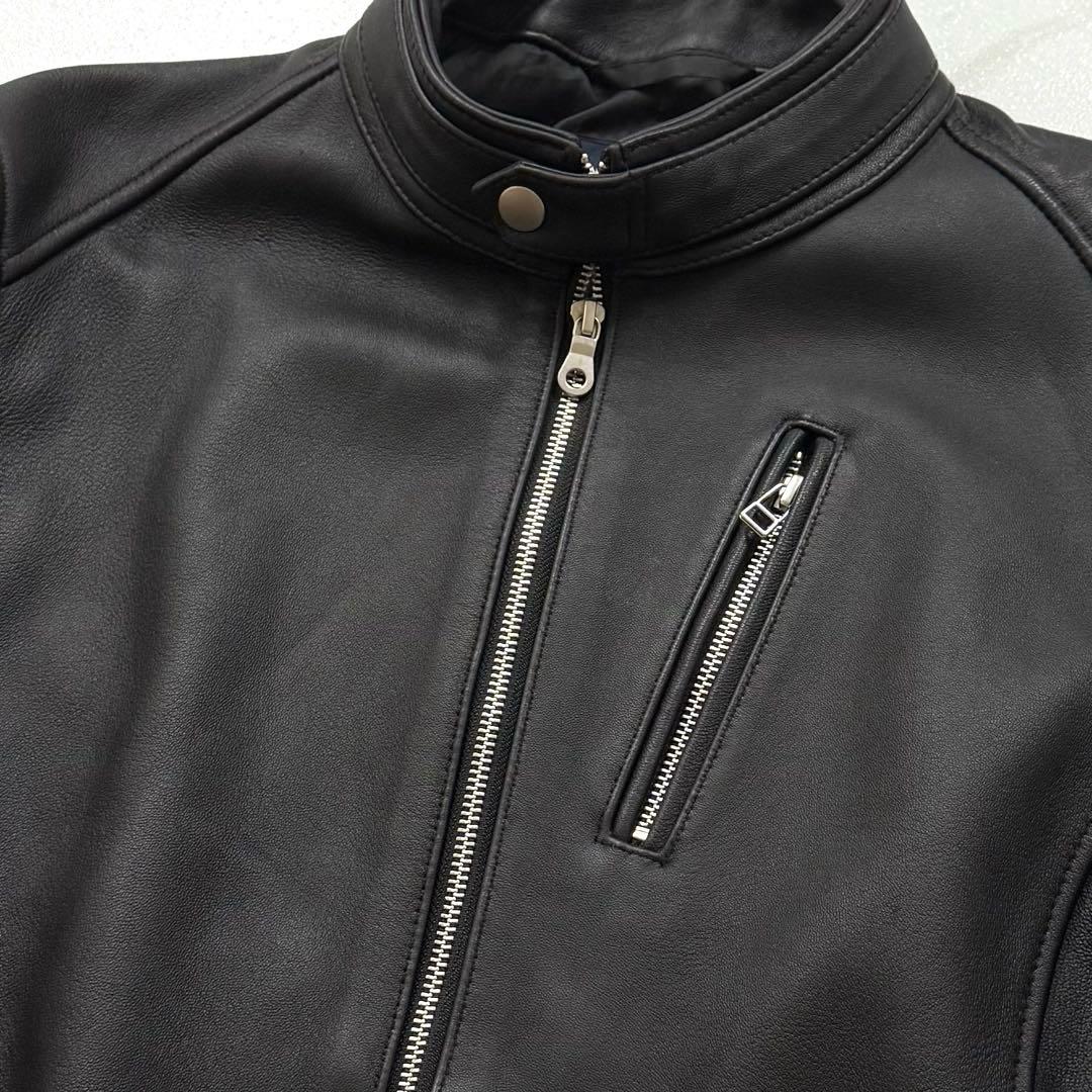 UNION STATION by メンズ・ビギ 羊革 ライダース ジャケット