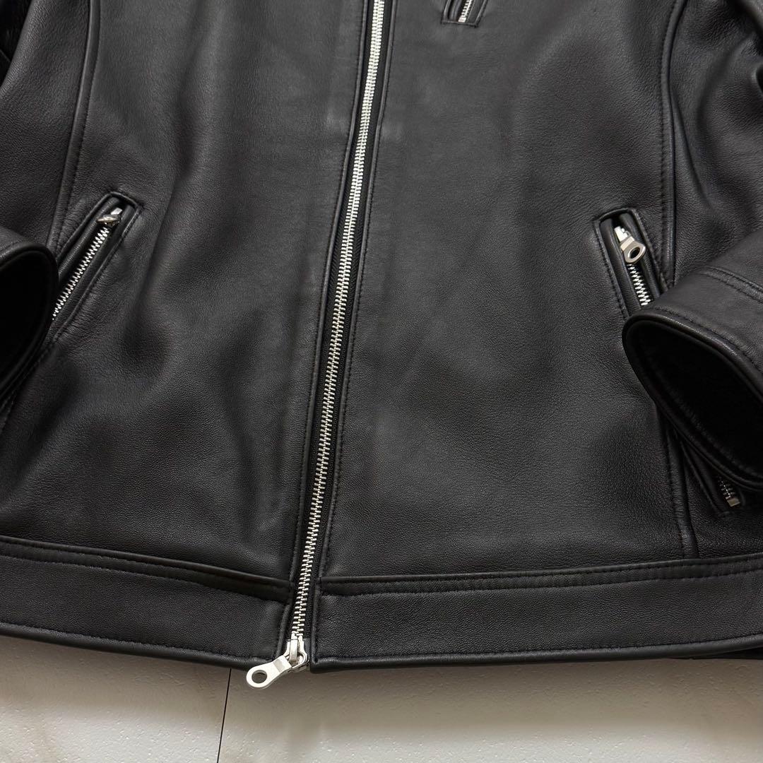 UNION STATION by メンズ・ビギ 羊革 ライダース ジャケット