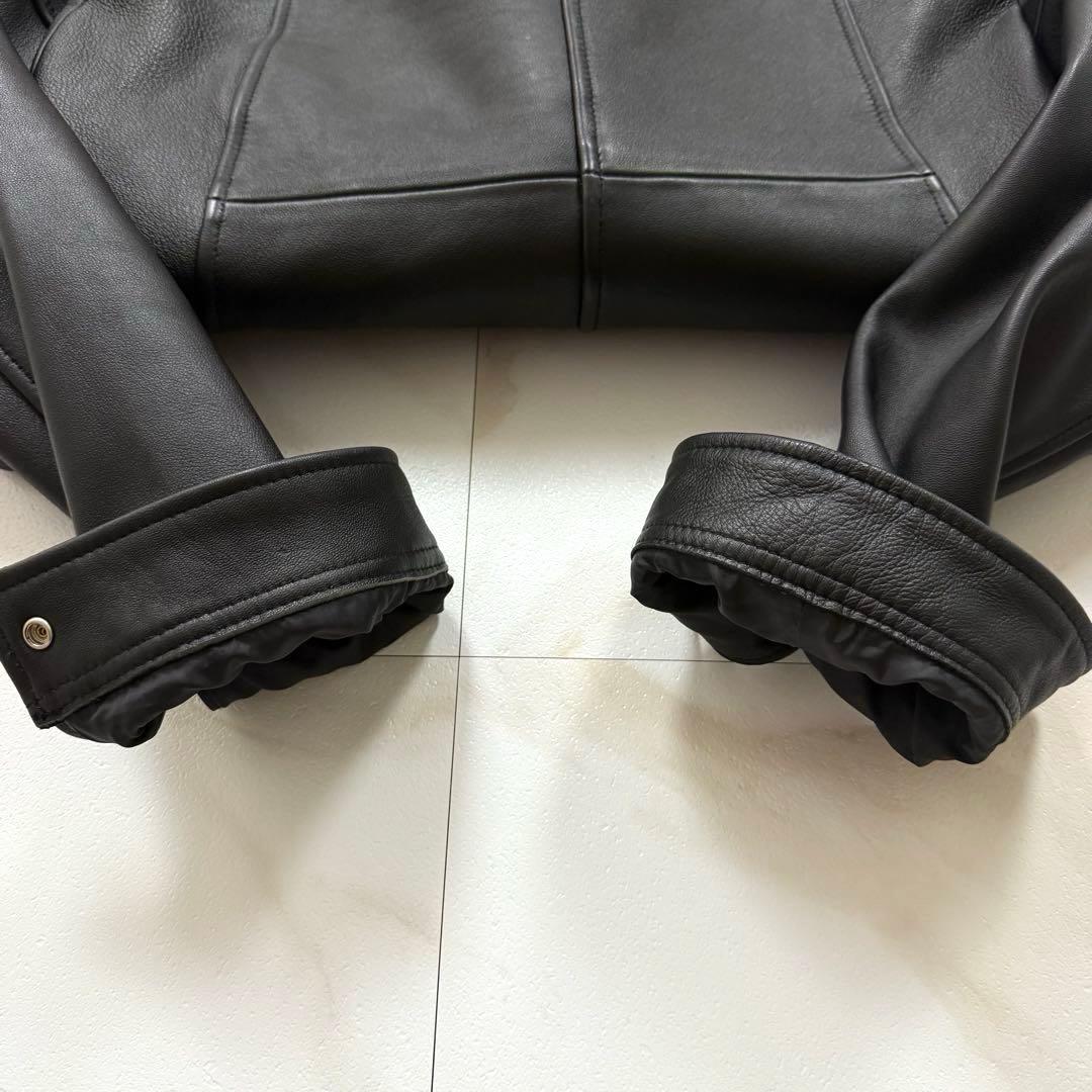 UNION STATION by メンズ・ビギ 羊革 ライダース ジャケット