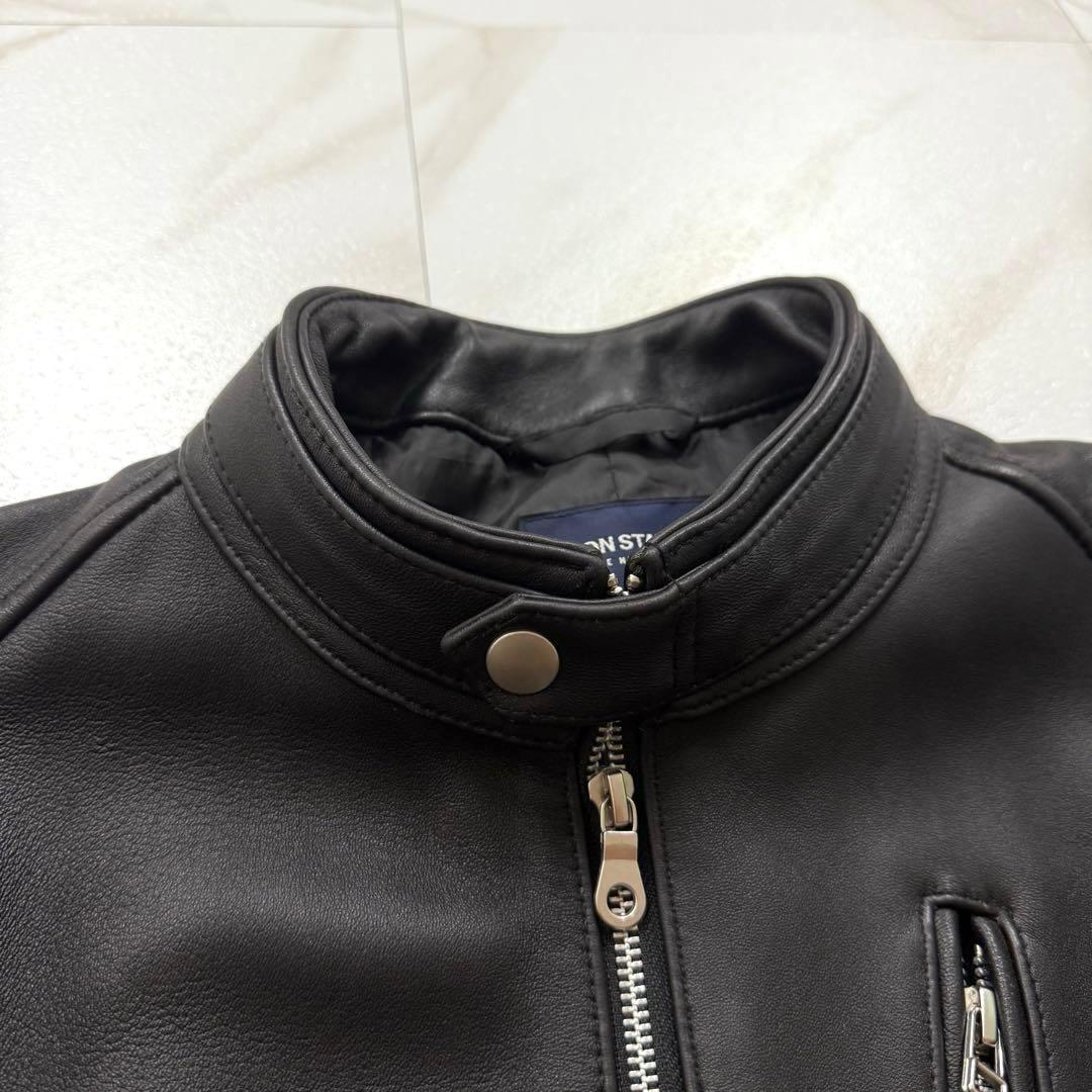 UNION STATION by メンズ・ビギ 羊革 ライダース ジャケット