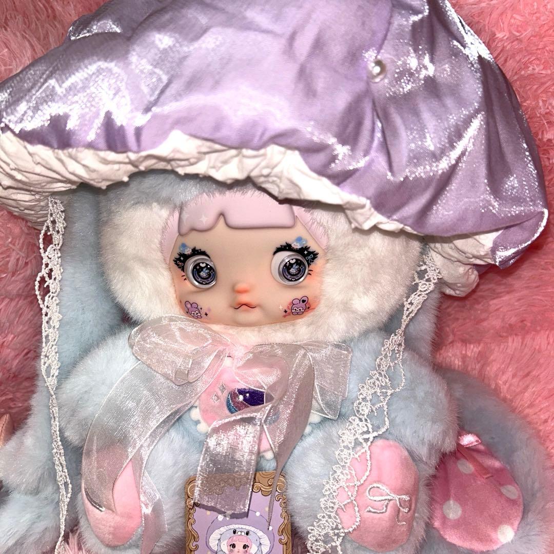 【Nommi】森のきのこ 水色400% マッシュルームキャップ