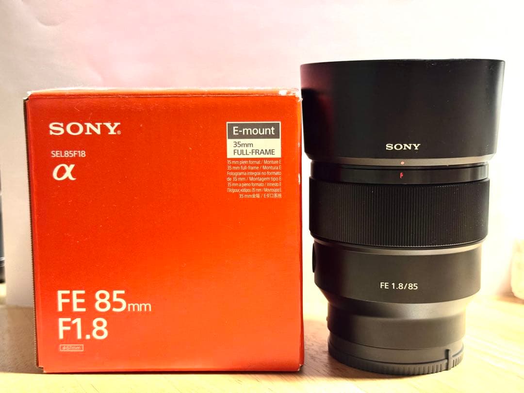 SONY FE 85mm F1.8 Eマウントレンズ　SEL85F18