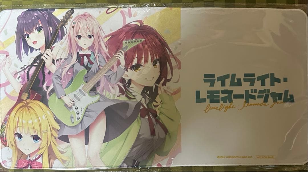 ゆずソフト　ライムライト•レモネードジャム　プレイマット　ゆずソフトショップ特典