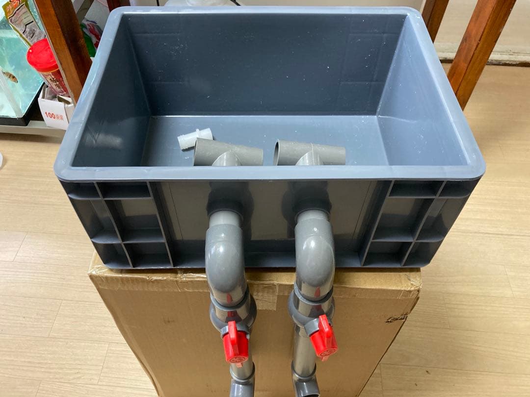 実店舗あり！ポンプ付きセット大型水槽用一体型濾過槽 外部式濾過装置器水槽濾過