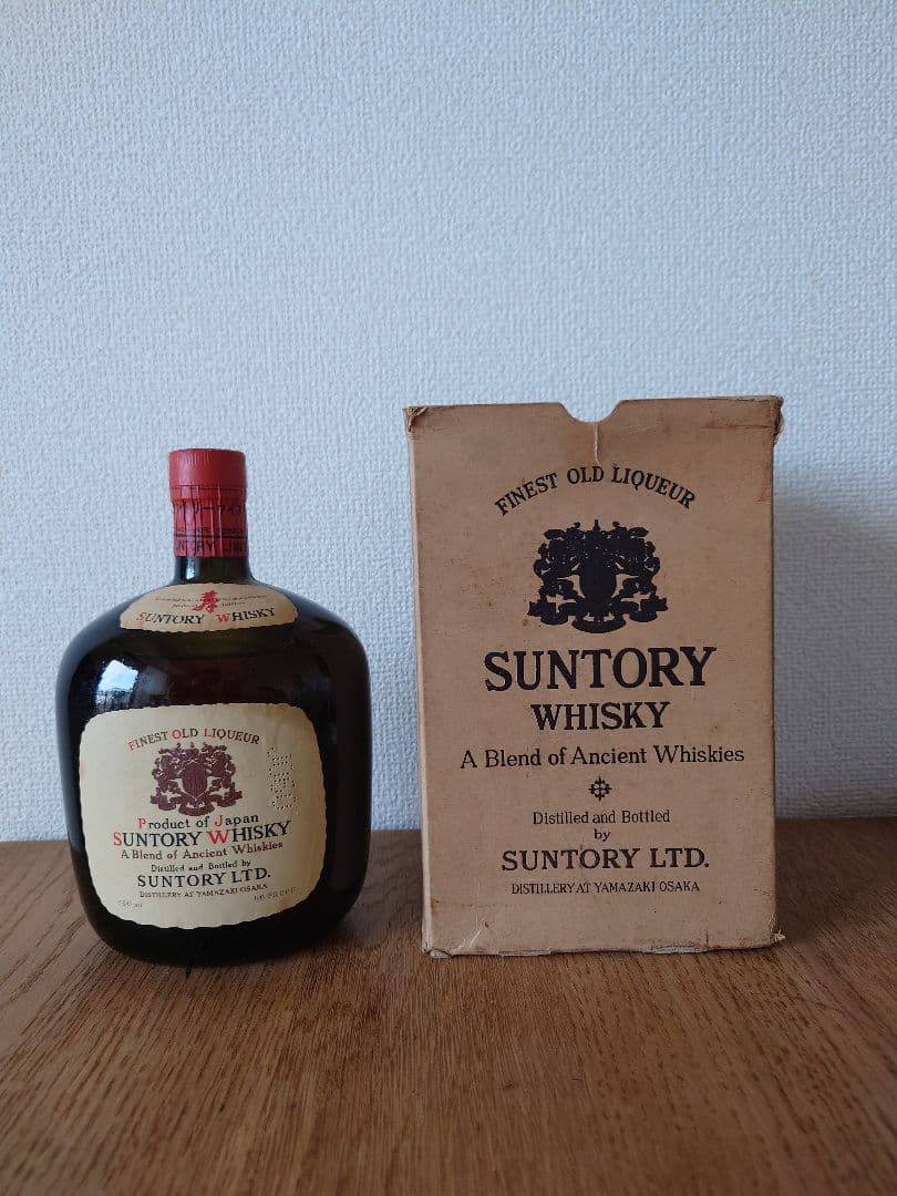 【希少】特級表示/中之島時代 サントリーオールド 寿 43度760ml 箱付き