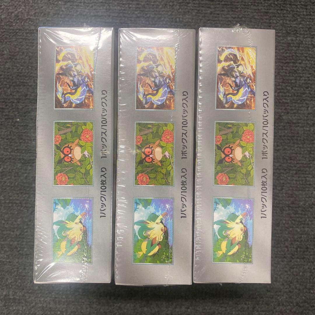 新品未開封　シュリンク付き　ポケモンカード　テラスタルフェスex 3ボックス