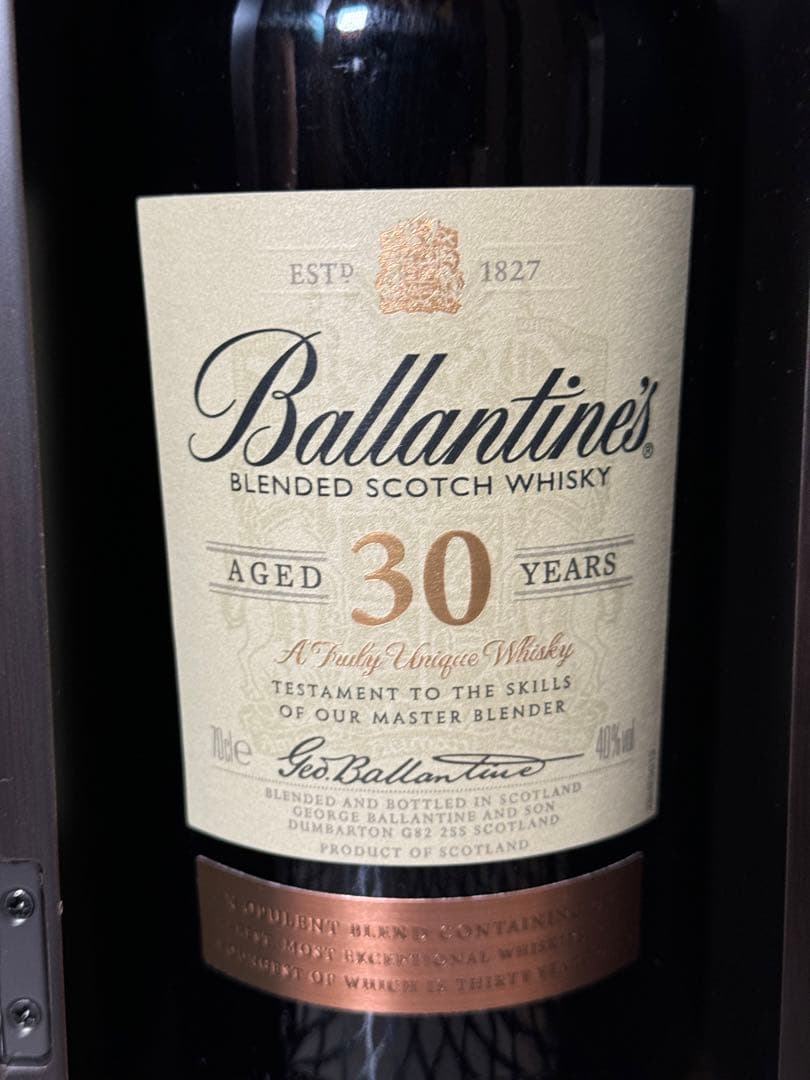 Ballantine’s　バランタイン　30年　スコッチ　ウイスキー