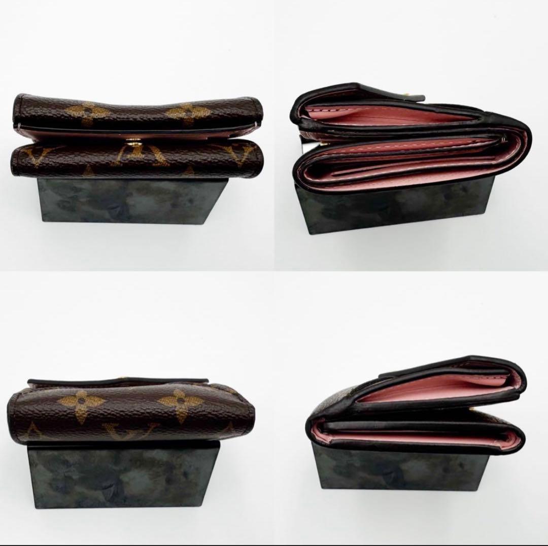 ❤*❤様 ルイヴィトン モノグラム ポルトフォイユセレスト 三つ折り財布 ローズ