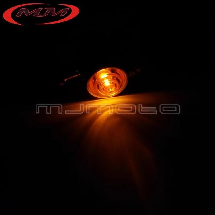 ブラス ハーレー ビンテージ チョッパー ボバー ウインカー4個セット