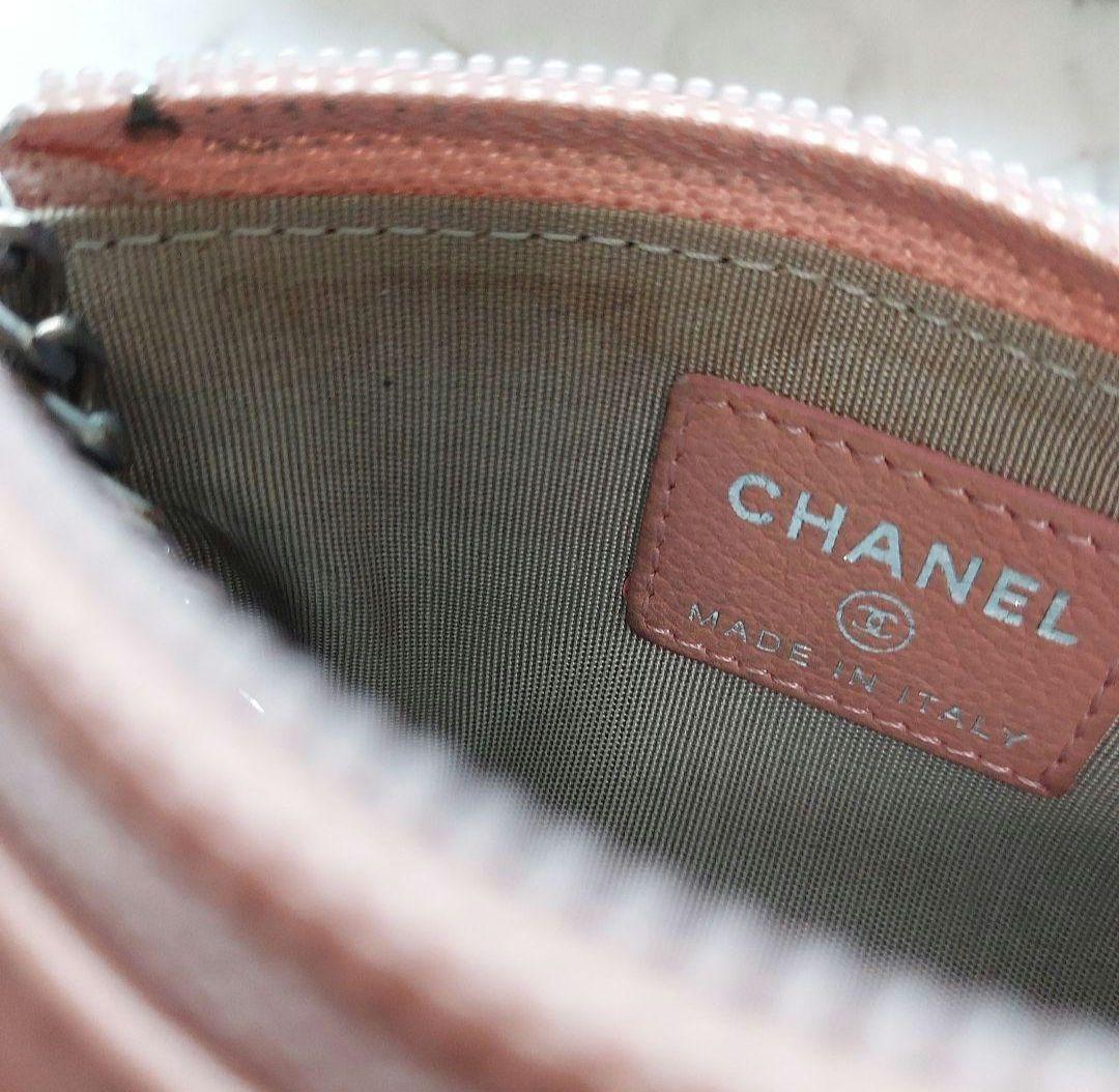 ぽ*と様 CHANEL カーディガン型  カード ケース ピンク キーリン