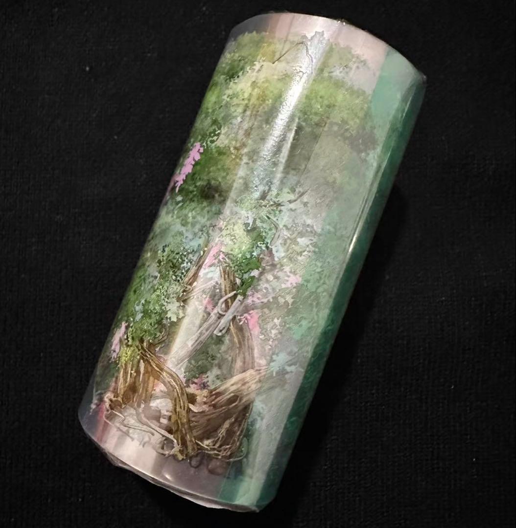 【9039】海外　マステ　5m巻　PETマスキングテープ　藤　木　装飾系