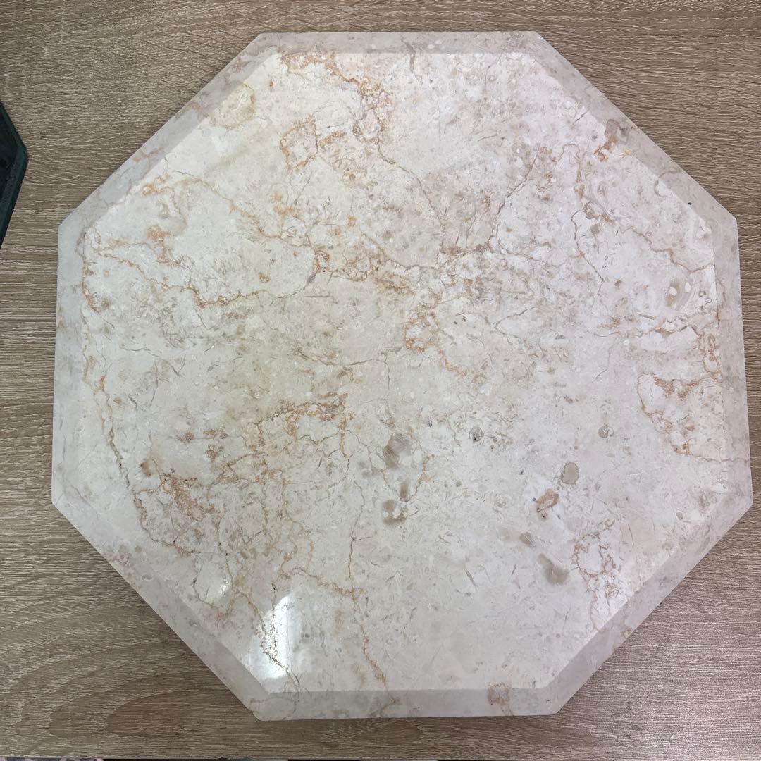 イタリア ロココ調　大理石 アンティーク　サイドテーブル＆花台