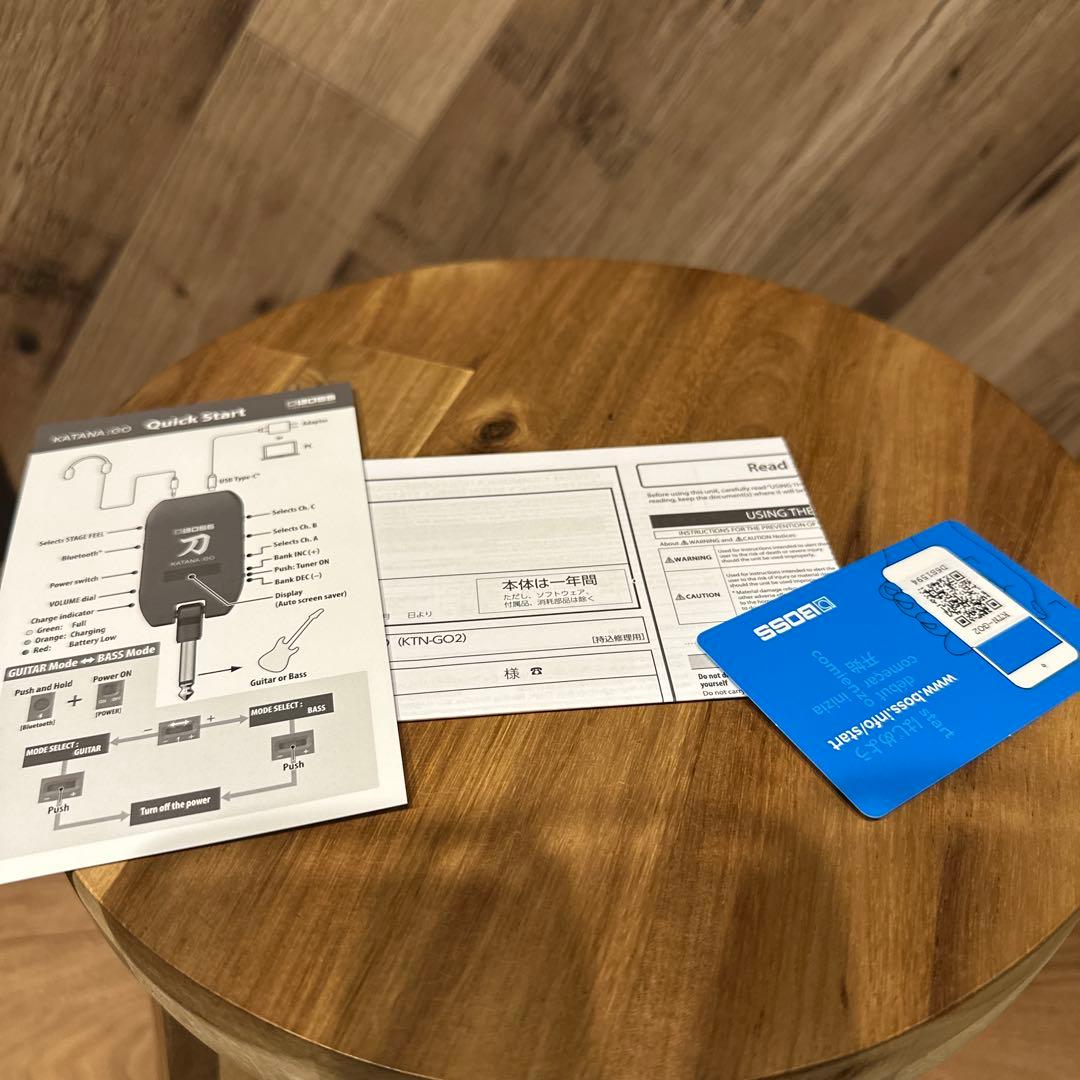 BOSS KATANA:GO ボス ギター ベース ヘッドホンアンプ