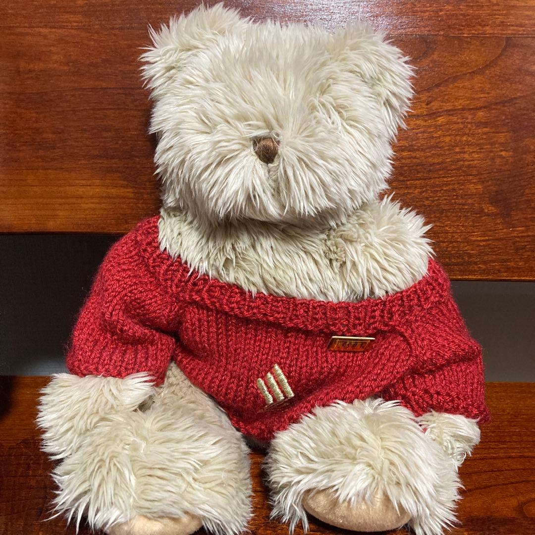 「FARM 」花柄布製ハンガー 7本セットとテディベアとスワトウハンカチセット