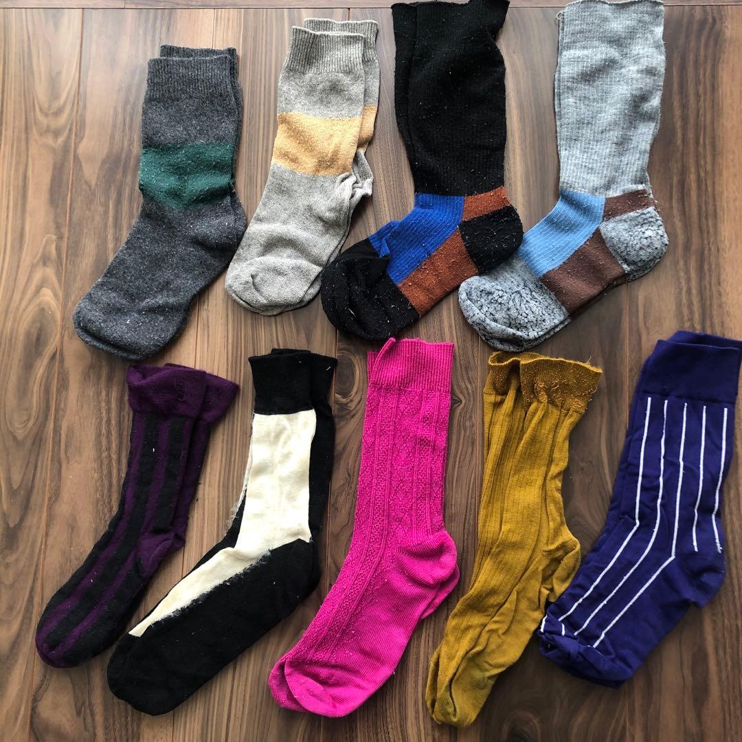 コムデギャルソンオムプリュス ソックス まとめて９足