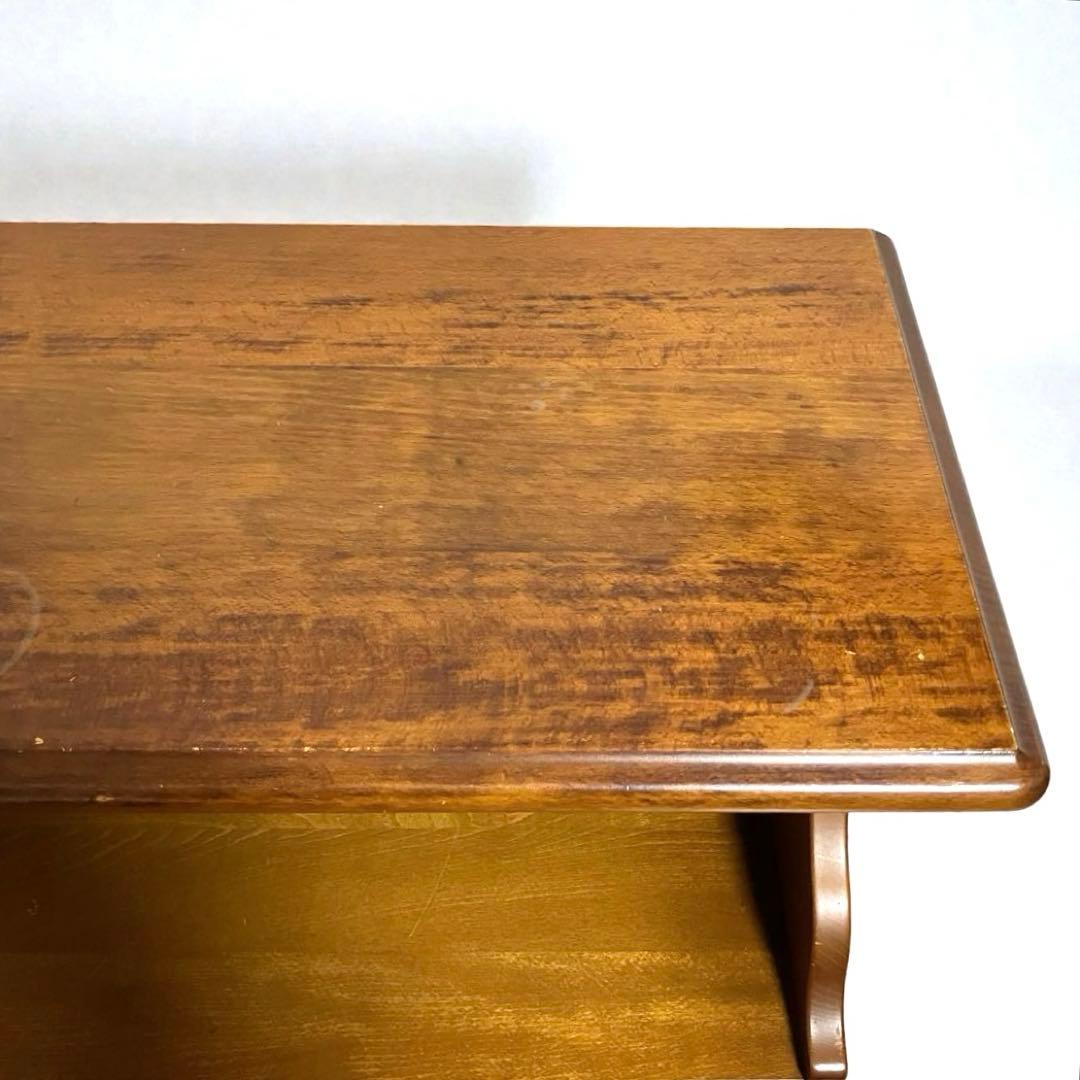 【希少】karimoku コロニアル　カリモク家具　電話台　高級家具