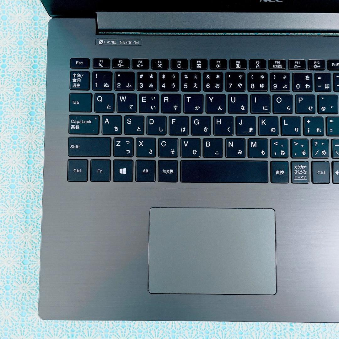 美品✨たっぷり大容量1TB❣️サクサク動く薄型ノートパソコン✨️カメラ付きおしゃれ黒