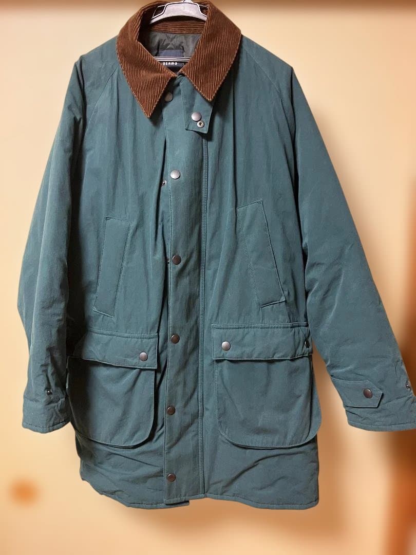 BEAMS グリーン フィールドコート メンズ　M