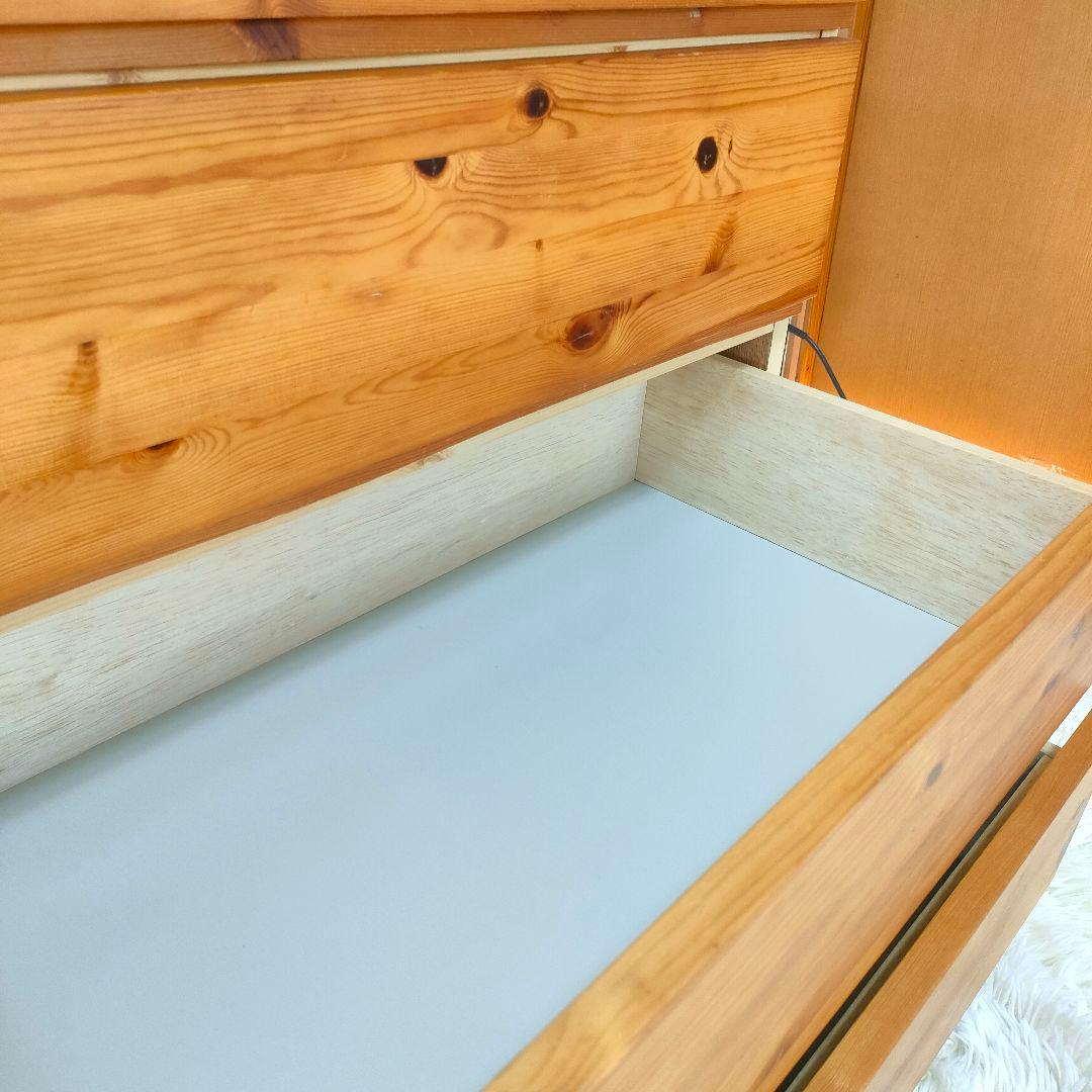 無印良品 パイン材 チェスト 4段チェスト