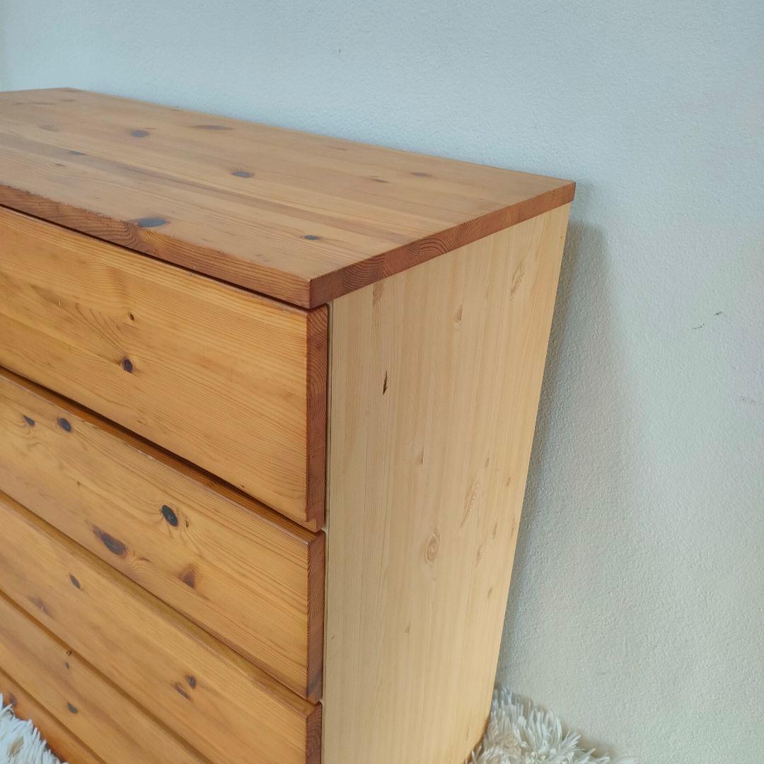 無印良品 パイン材 チェスト 4段チェスト