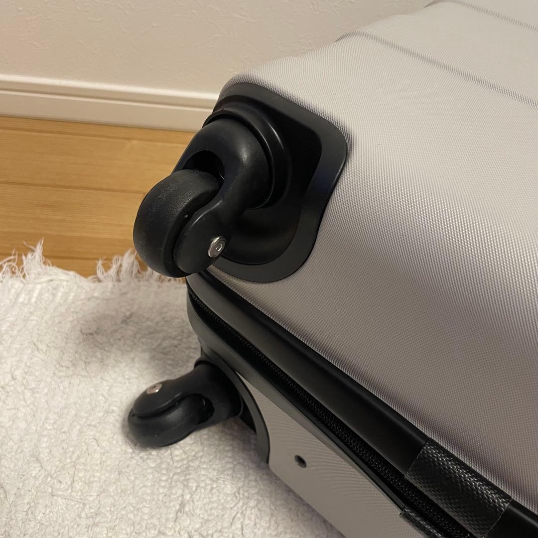 【無印】バーを自由に調節できる　ハードキャリーケース　TSAロック（鍵2本）付き