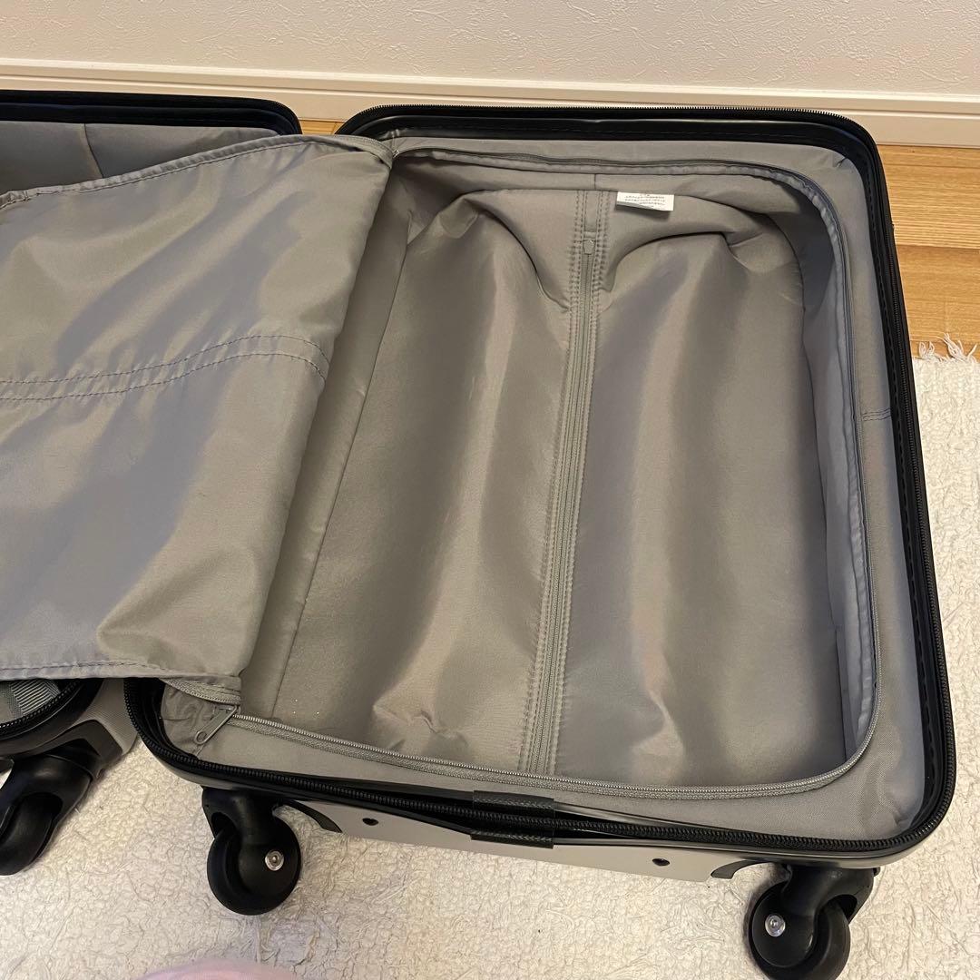 【無印】バーを自由に調節できる　ハードキャリーケース　TSAロック（鍵2本）付き