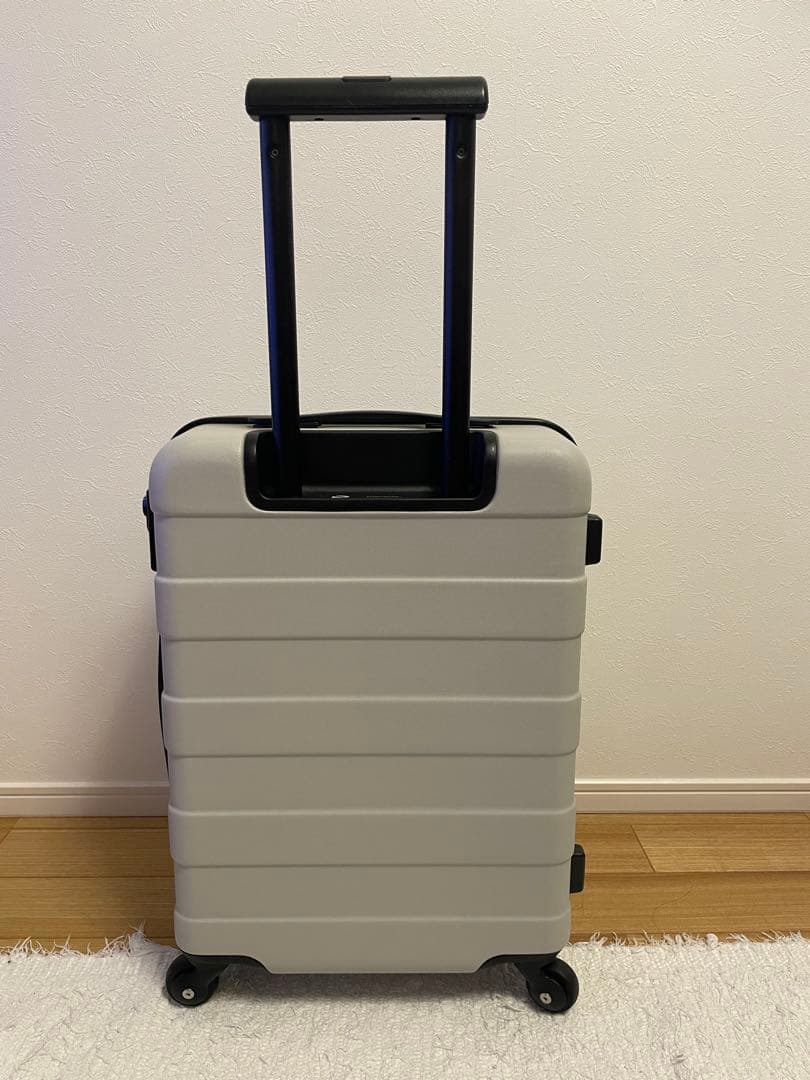 【無印】バーを自由に調節できる　ハードキャリーケース　TSAロック（鍵2本）付き