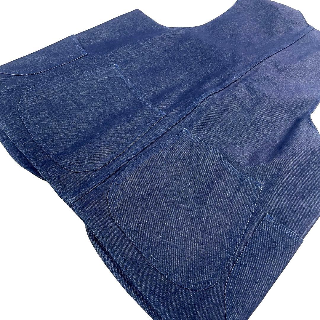 【未使用•サンプル品】 ノンウォッシュ デニム 美品 トラベラーベスト L~XL