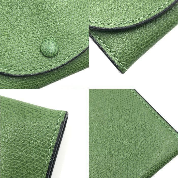 ヴァレクストラ Valextra ケース 小銭入れ ミニ財布 グリーン 緑