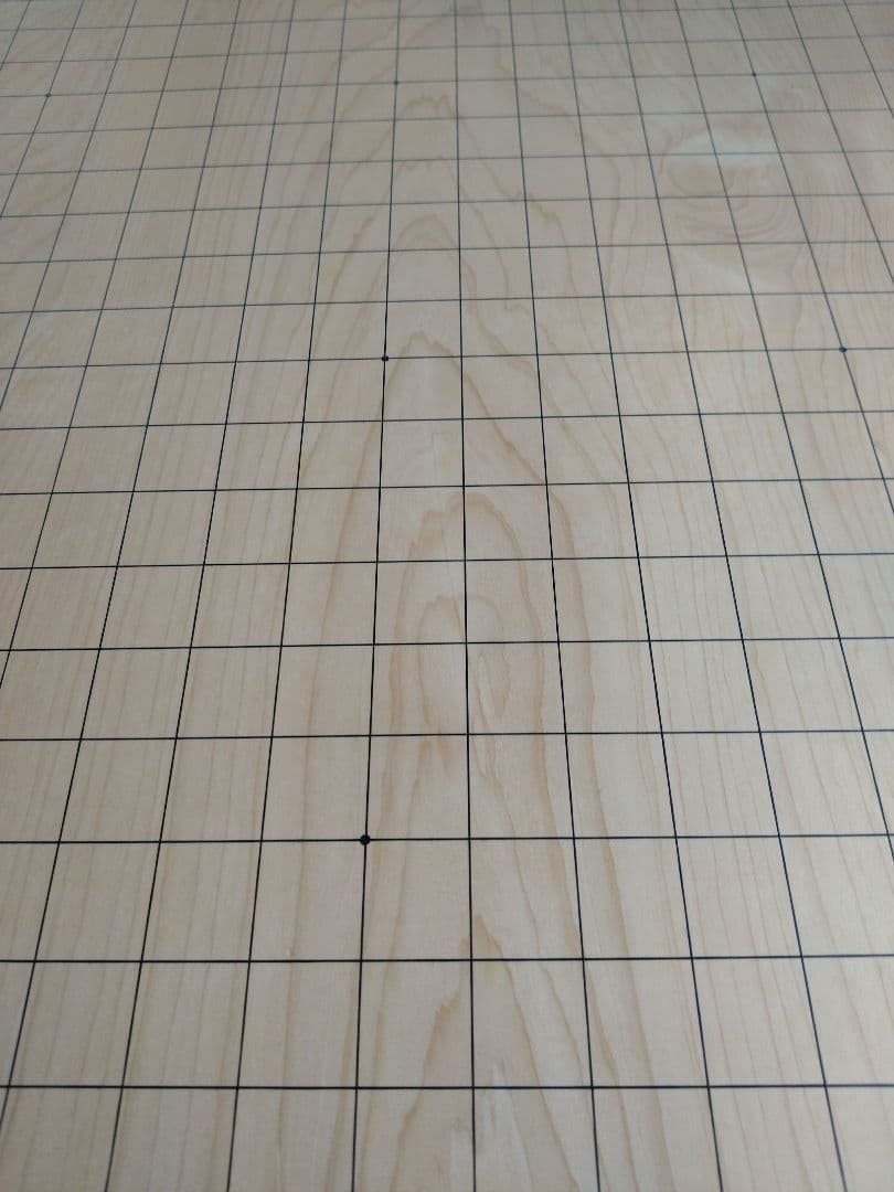 値下げ【囲碁】国産本榧　極厚　8寸碁盤＋本蛤、那智黒28号付き