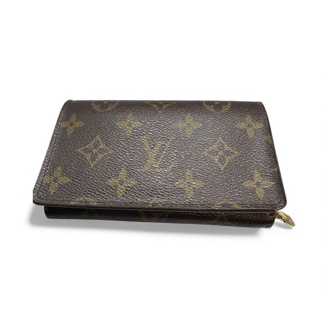 ルイヴィトン ポルトモネビエ トレゾール 折り財布 モノグラム