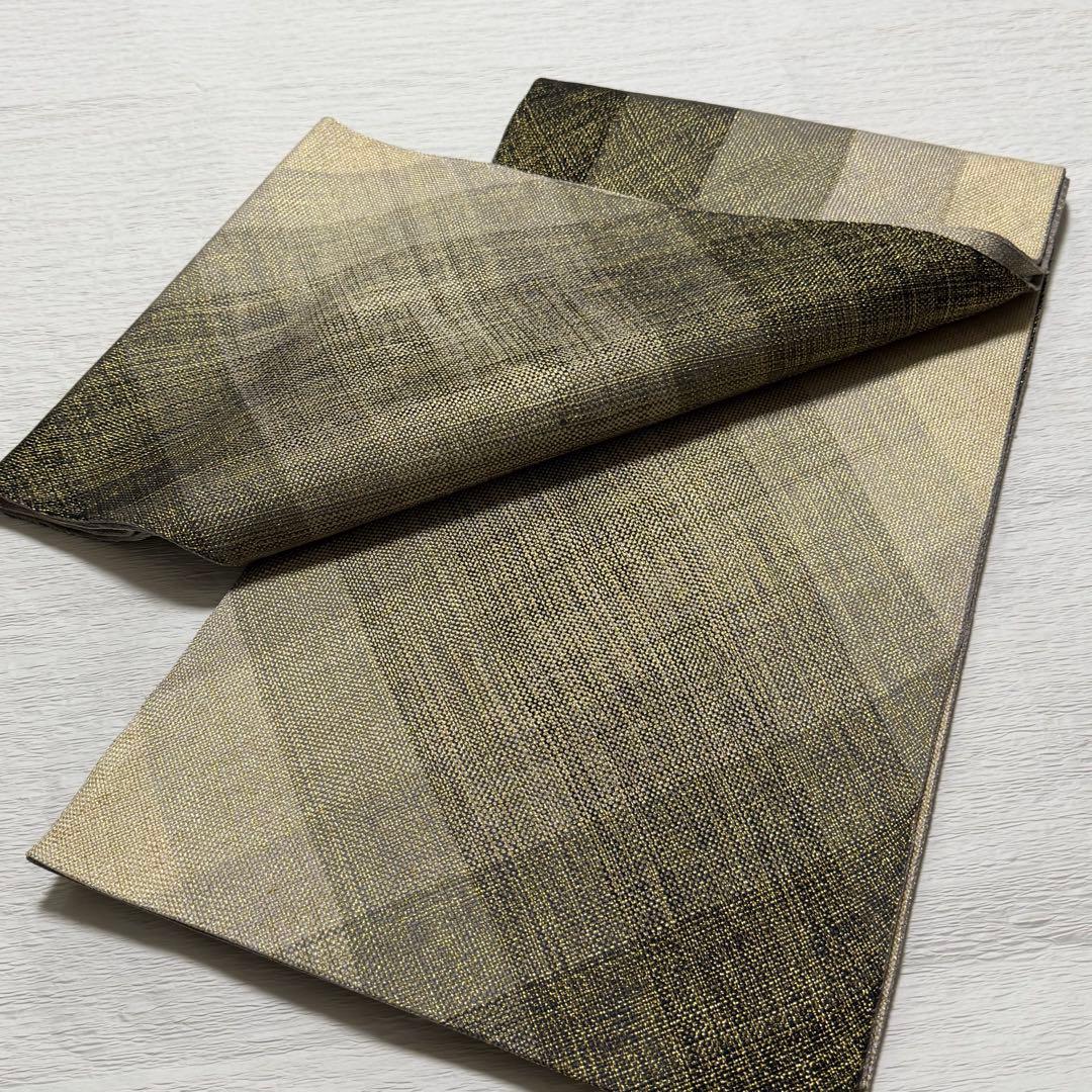 m-39ひなや工房 伊豆蔵明彦 唐組 袋帯 正絹 未使用極美品