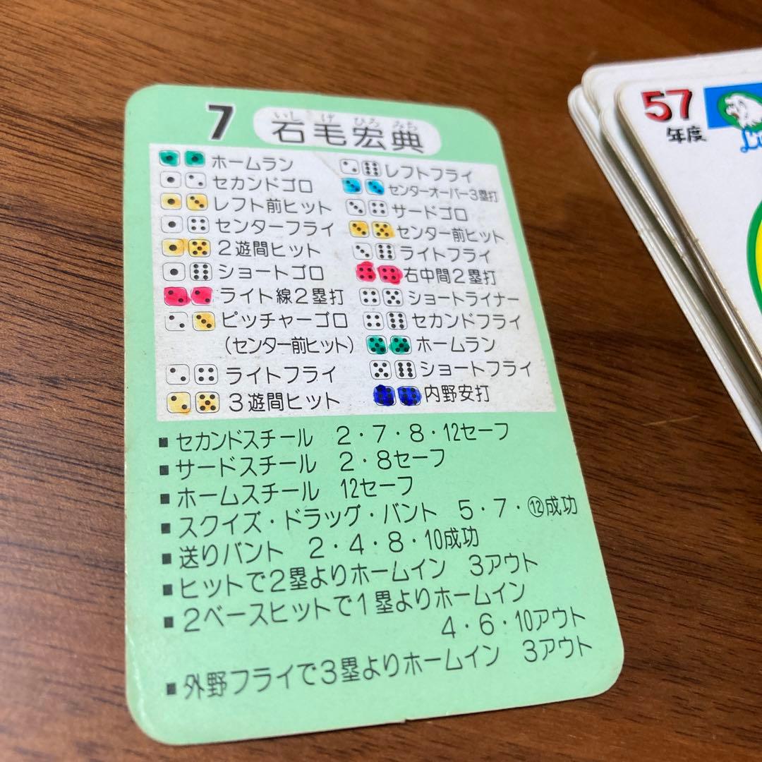 タカラ　プロ野球カードゲーム　昭和57年度　西武ライオンズ（30枚）