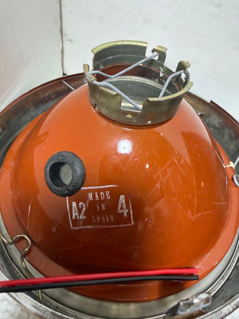 当時物希少シビエ凹みレンズ付きヘッドライト　Z250FT純正ライトケース付き