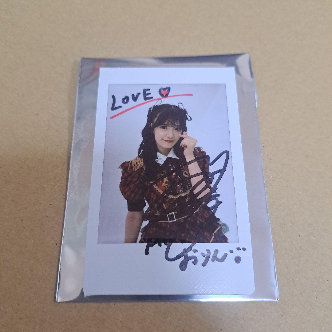 AKB48 日本武道館 チャンスくじ D賞 サイン入りチェキ 武藤小麟